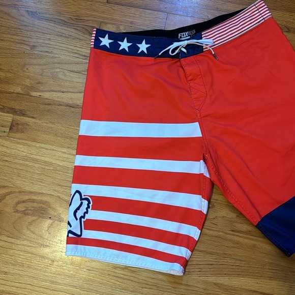 Fox Racing American Flag H20 Board Shorts - Picture 3 of 11